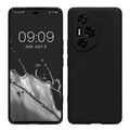 kwmobile Handyhülle kompatibel mit HONOR 300 Ultra Hülle - Handy Case aus weichem Silikon in Schwarz matt Schwarz matt  