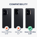 kwmobile Phone Case for HONOR 300 Ultra Case - Soft Silicone Phone Case - Protective Cover