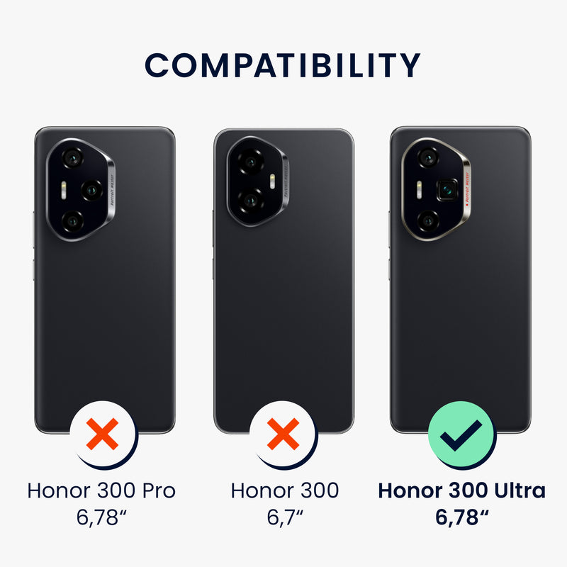 kwmobile Phone Case for HONOR 300 Ultra Case - Soft Silicone Phone Case - Protective Cover