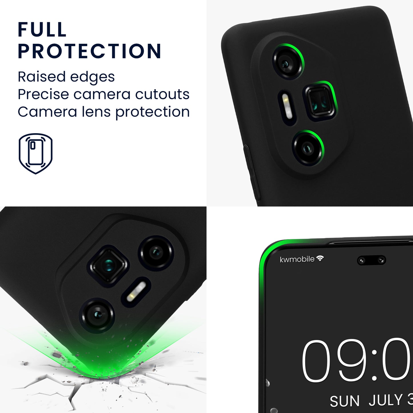 kwmobile Phone Case for HONOR 300 Ultra Case - Soft Silicone Phone Case - Protective Cover