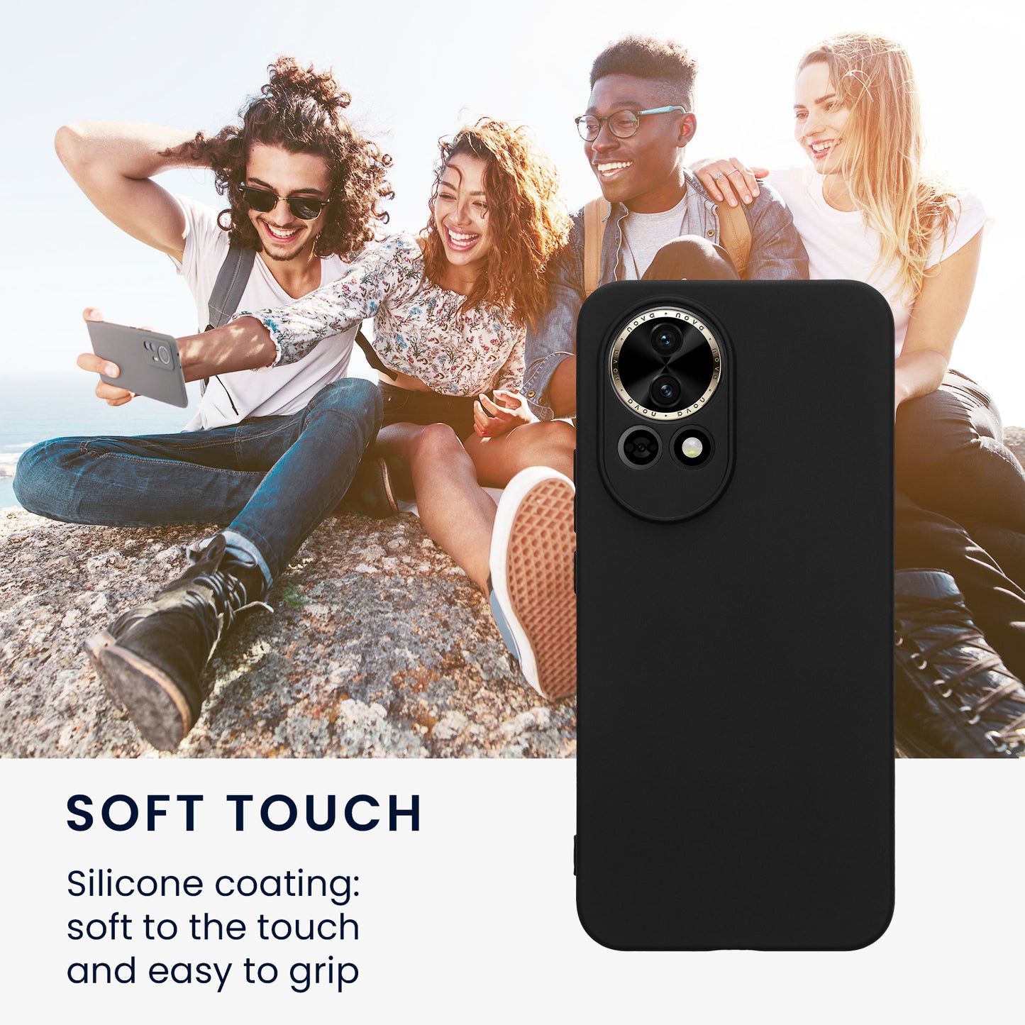 kwmobile Phone Case for Huawei Nova 13 Cover Soft Mobile Phone Silicone Case Protective Cover