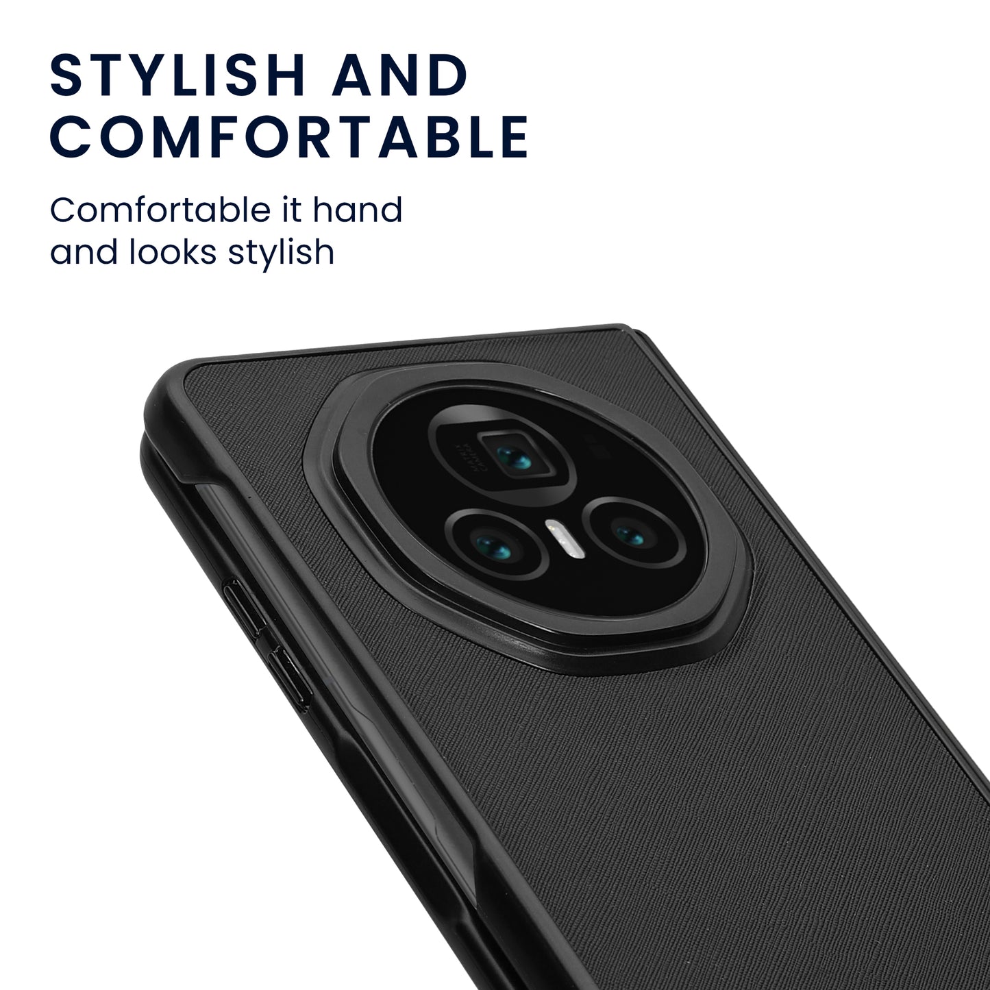 kwmobile Flip Hard Case compatible with HONOR Magic V3 - Foldable Phone Cover - Phone Case