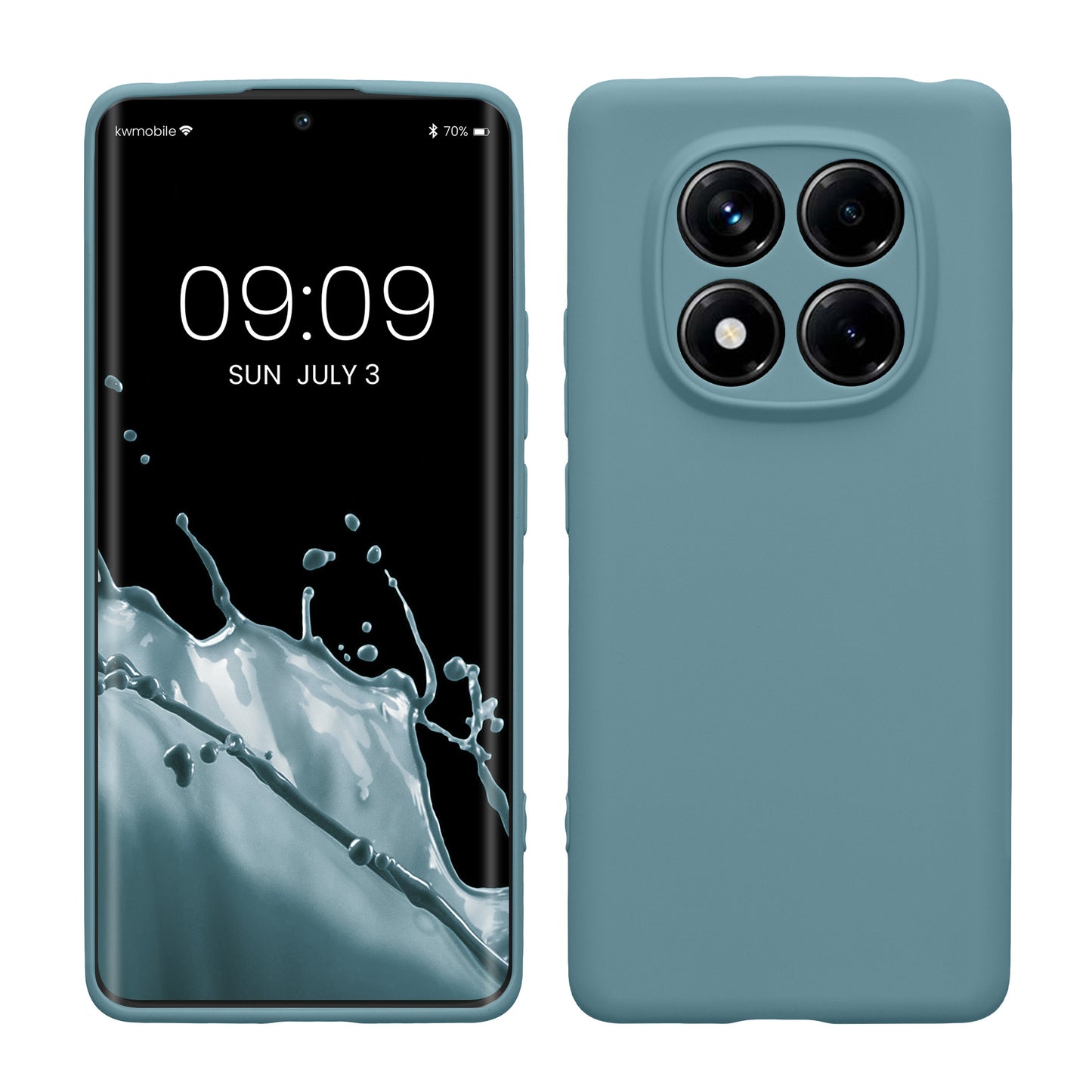 kwmobile Handyhülle kompatibel mit Xiaomi Redmi Note 14 Pro 4G Hülle - Handy Case aus weichem Silikon in Antique Stone Antique Stone  