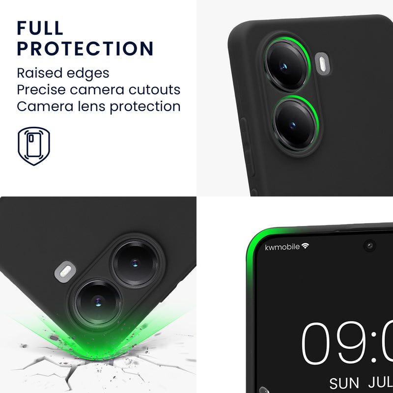 kwmobile Phone Case for Xiaomi Poco X7 Pro 5G Case Silicone Cover Protective Cover