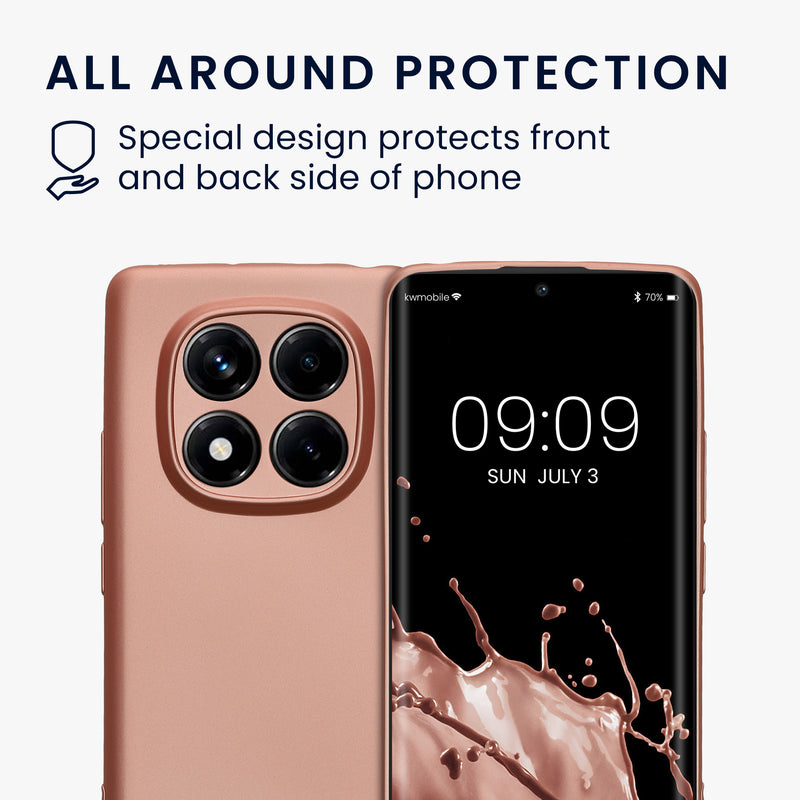 kwmobile Phone Case for Xiaomi Redmi Note 14 Pro 4G - Soft Silicone Case - Protective Cover
