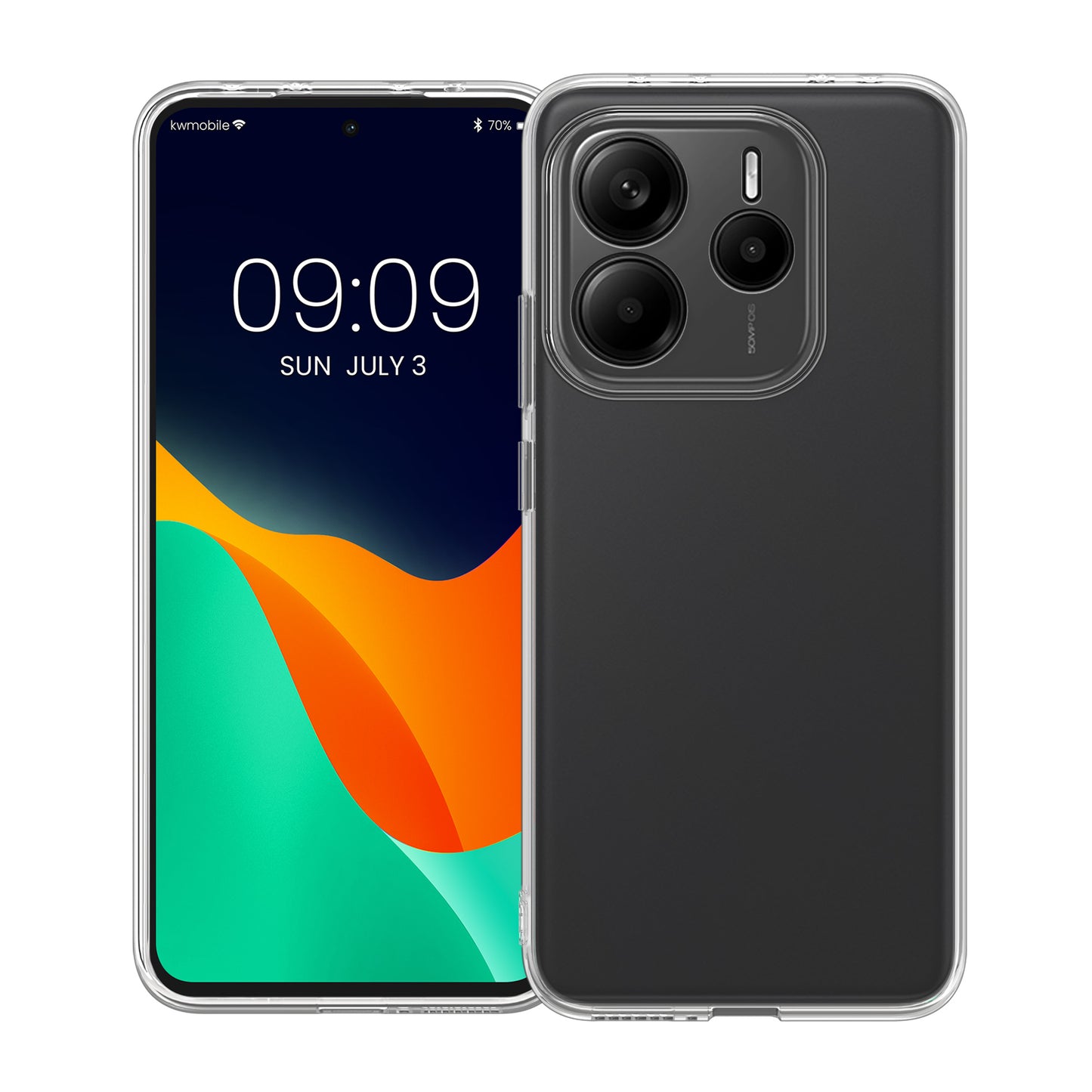 kwmobile Case Compatible with Xiaomi Redmi Note 14 5G (Not for 4G)