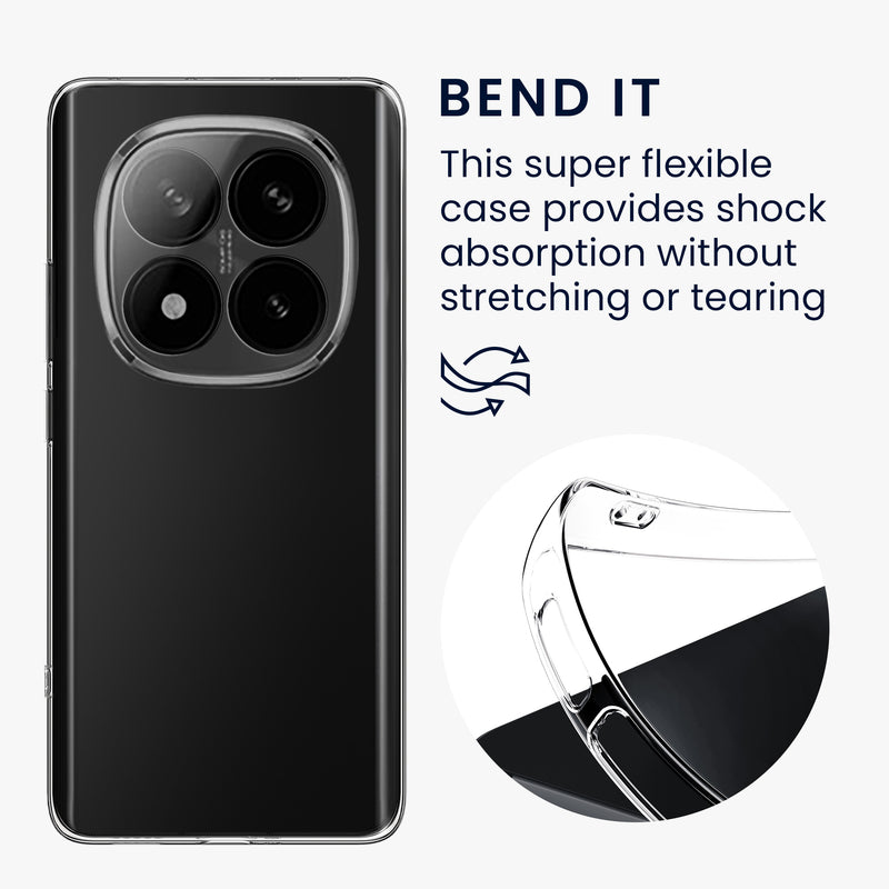 kwmobile Case Compatible with Xiaomi Redmi Note 14 Pro 5G / Poco X7