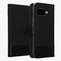 kwmobile Wallet Case Compatible with Google Pixel 9a - Stand Cover - Phone Case Card Slots