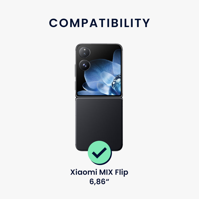 kwmobile Flip Hard Case compatible with Xiaomi MIX Flip - Case for Foldable Phone - Phone Cover