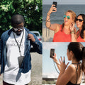 kwmobile Universal Nylon Phone Lanyard - Universal Crossbody Lanyard for Smartphone - Adjustable Phone Strap to Hang Around Neck