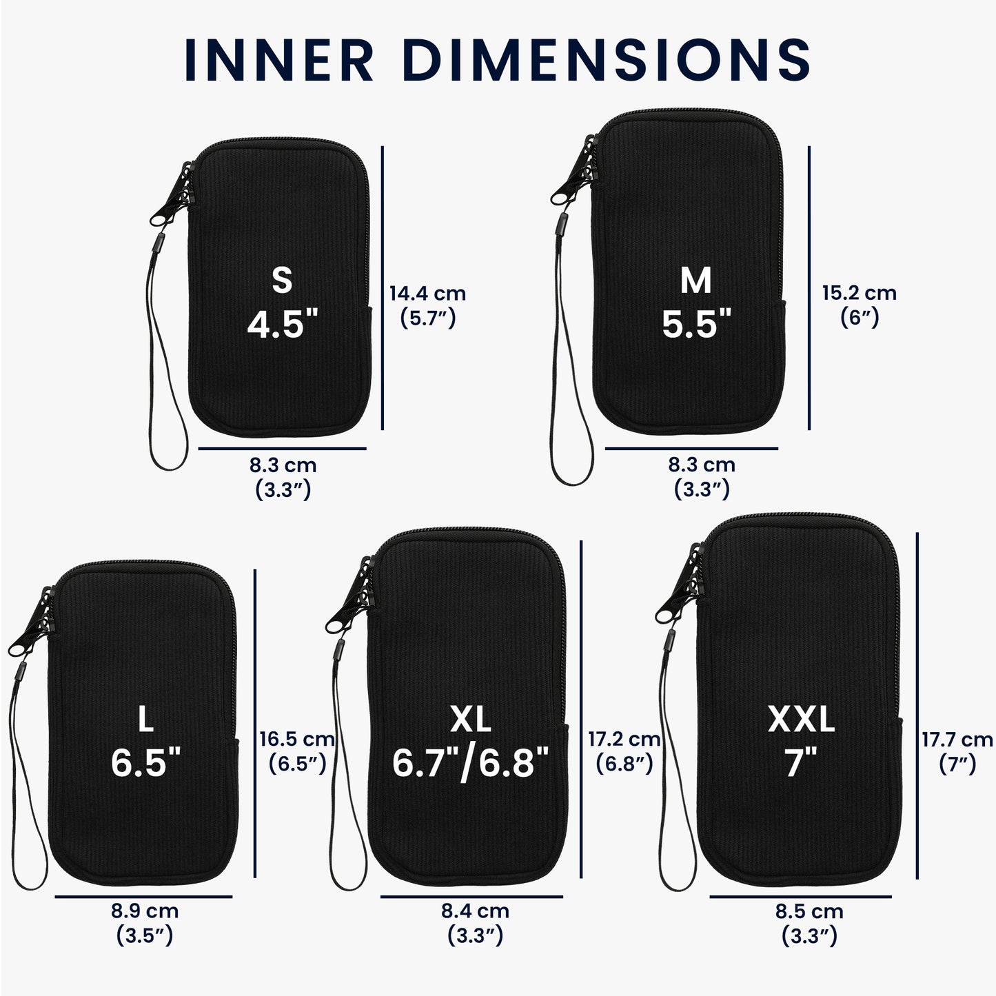 kwmobile Phone Pouch Case Inner Dimensions Phone Case