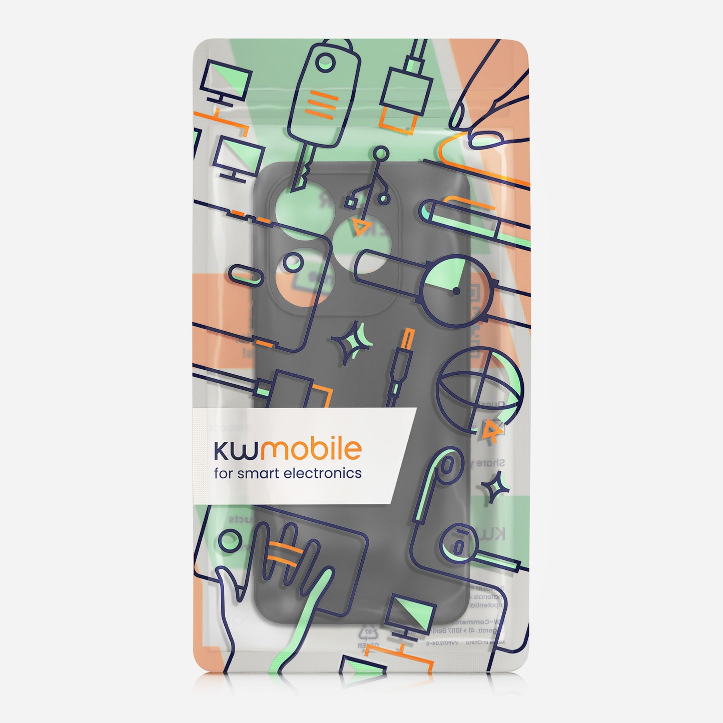 kwmobile Case for Blackview Shark 9 - Soft Silicone Phone Cover - Protective Case