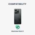 kwmobile Case for Blackview Shark 9 - Soft Silicone Phone Cover - Protective Case