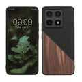 kwmobile Hülle kompatibel mit Xiaomi 14T - Handyhülle - Handy Schutzhülle - Smartphone Cover - Dunkelbraun Schwarz Dunkelbraun  [dsg01]