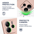 kwmobile Case for Xiaomi Redmi Note 14 4G (Not for 5G) - Soft Silicone Metallic Shimmering Cover - Protective Case