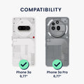 3x crystal clear screen protector for Nothing Phone 3a / Phone 3a Pro