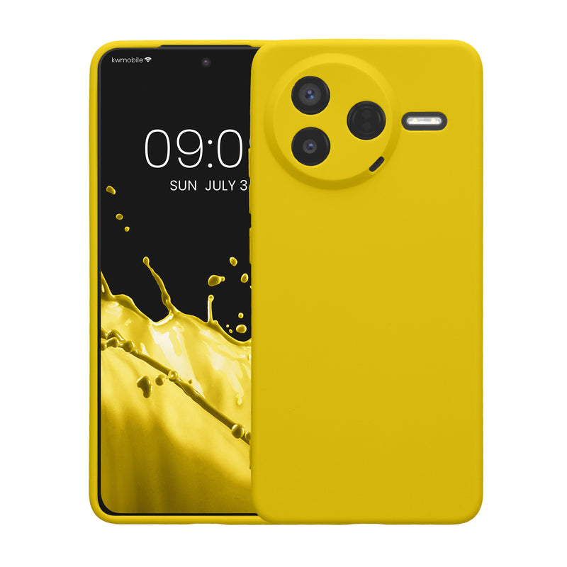 kwmobile Phone Case for Xiaomi Poco F7 Pro - Soft Silicone Case - Protective Cover