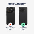 kwmobile Phone Case for Xiaomi Poco F7 Pro - Soft Silicone Case - Protective Cover