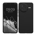 kwmobile Handyhülle kompatibel mit Xiaomi Poco F7 Pro Hülle - Handy Case aus weichem Silikon in Schwarz matt Schwarz matt  