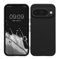 kwmobile Handyhülle kompatibel mit Google Pixel 10 Hülle - Handy Case aus weichem Silikon in Schwarz matt Schwarz matt  