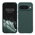kwmobile Handyhülle kompatibel mit Google Pixel 10 Hülle - Handy Case aus weichem Silikon in Blaugrün Blaugrün  