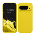 kwmobile Handyhülle kompatibel mit Google Pixel 10 Pro Hülle - Handy Case aus weichem Silikon in Strahlend Gelb Strahlend Gelb  