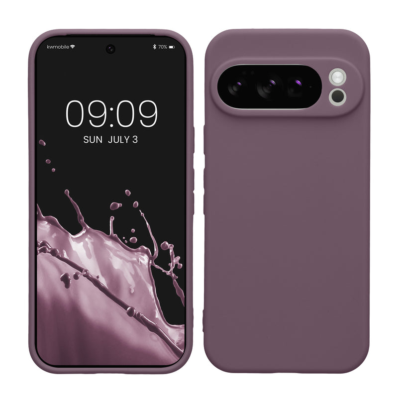 kwmobile Handyhülle kompatibel mit Google Pixel 10 Pro Hülle - Handy Case aus weichem Silikon in Helle Iris Helle Iris  