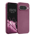kwmobile Handyhülle kompatibel mit Google Pixel 10 Hülle - weiche Silikon Case metallisch schimmernd in Metallic Lavendel Metallic Lavendel  