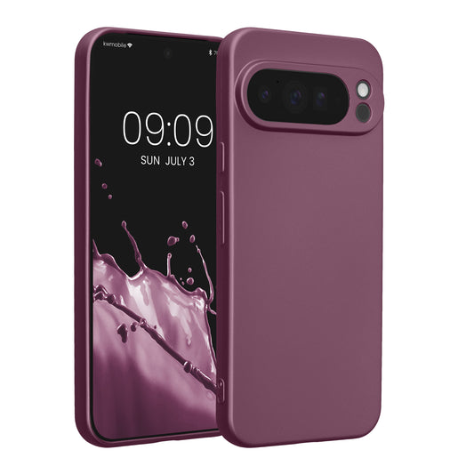 kwmobile Handyhülle kompatibel mit Google Pixel 10 Pro XL Hülle - weiche Silikon Case metallisch schimmernd in Metallic Lavendel Metallic Lavendel  