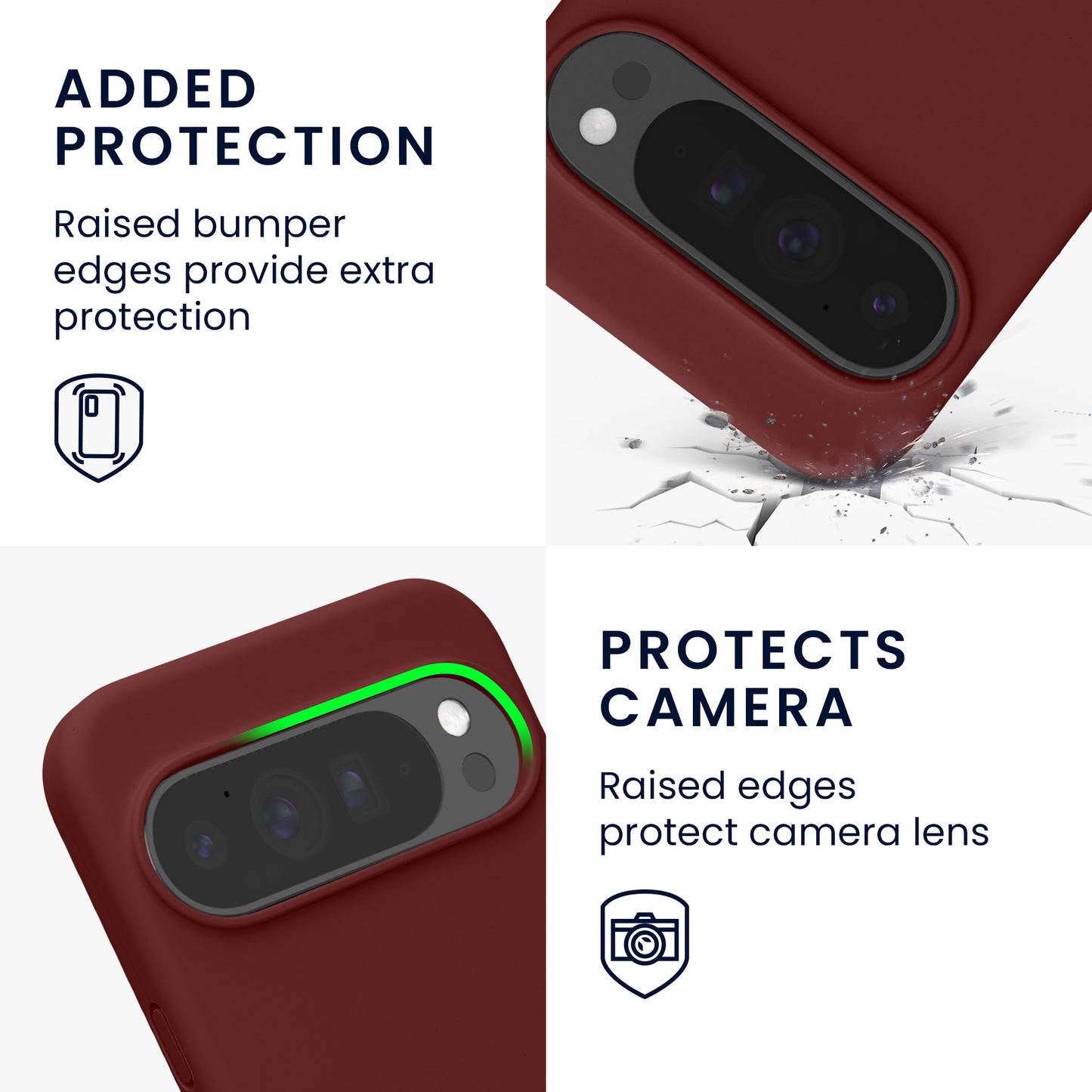 kwmobile Case compatible with Google Pixel 10 Pro XL - Magnetic Silicone Case compatible with MagSafe - Rubberized Cover