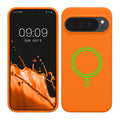 kwmobile Hülle kompatibel mit Google Pixel 10 Pro XL Hülle - magnetisches Silikon Case kompatibel mit MagSafe - Cover gummiert Fruity Orange Fruity Orange  