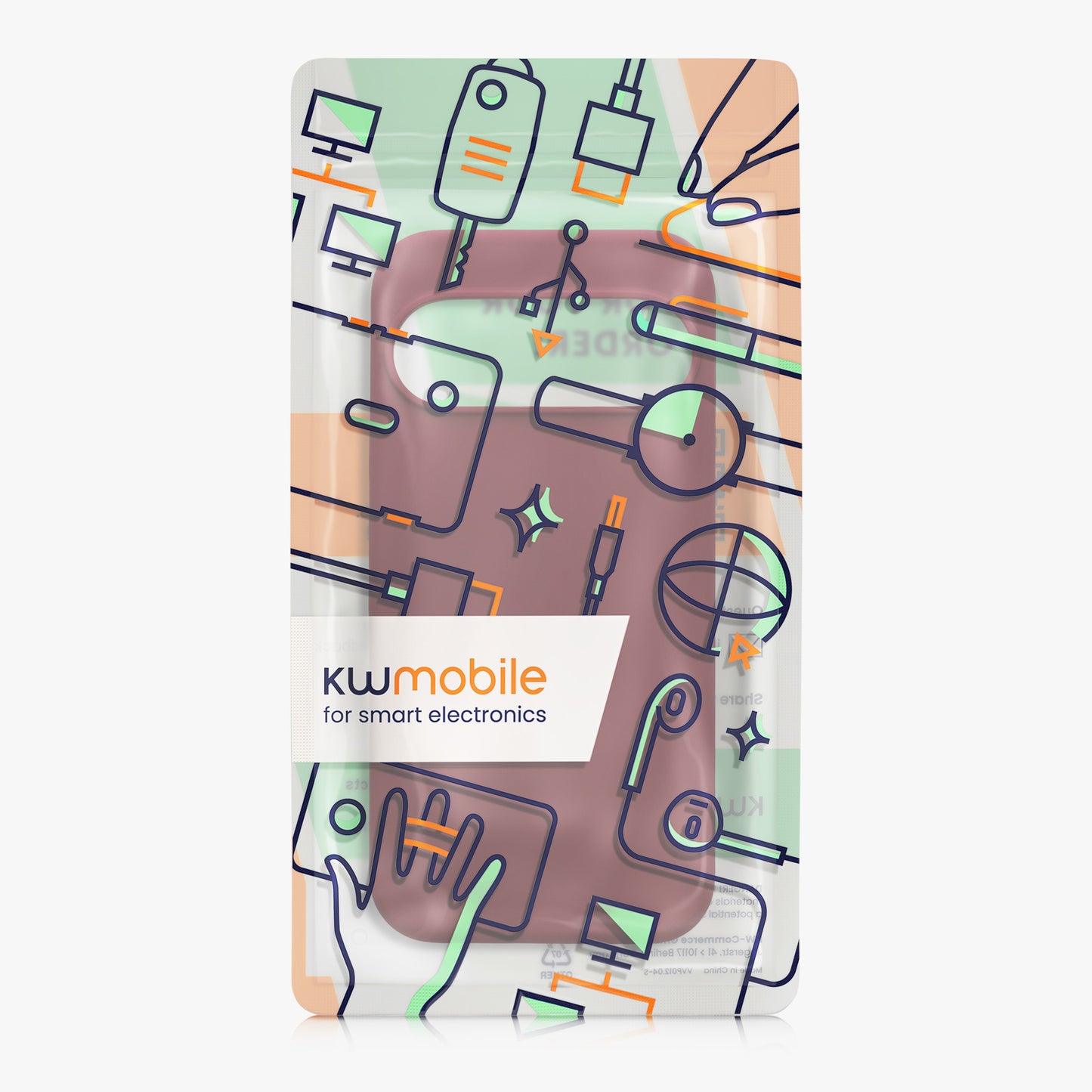 kwmobile Case Compatible with Google Pixel 10 / Pixel 10 Pro Case - Magnetic Silicone Case Compatible with MagSafe - Rubberized Cover