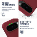 kwmobile Case Compatible with Google Pixel 10 / Pixel 10 Pro Case - Magnetic Silicone Case Compatible with MagSafe - Rubberized Cover