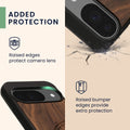 kwmobile Case Compatible with Google Pixel 10 / Pixel 10 Pro Case - Phone Cover - TPU Phone Case Compass Vintage