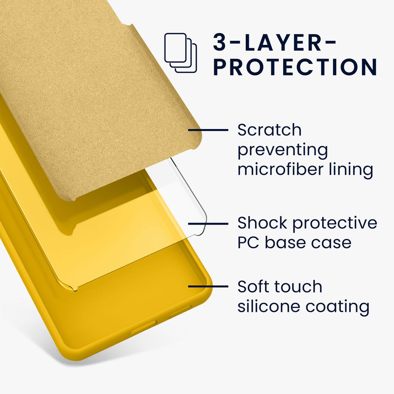 kwmobile Cell Phone Case for Google Pixel 10 / Pixel 10 Pro - Silicone Case - Wireless Charging - Protective Cover