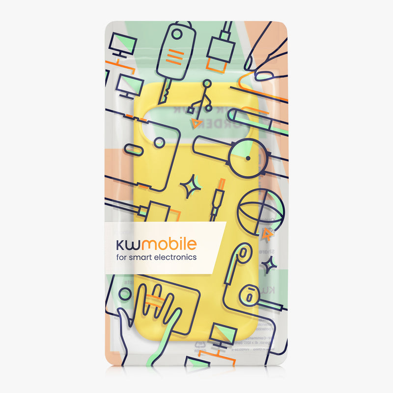 kwmobile Cell Phone Case for Google Pixel 10 Pro XL Case - Silicone - Wireless Charging - Protective Cover