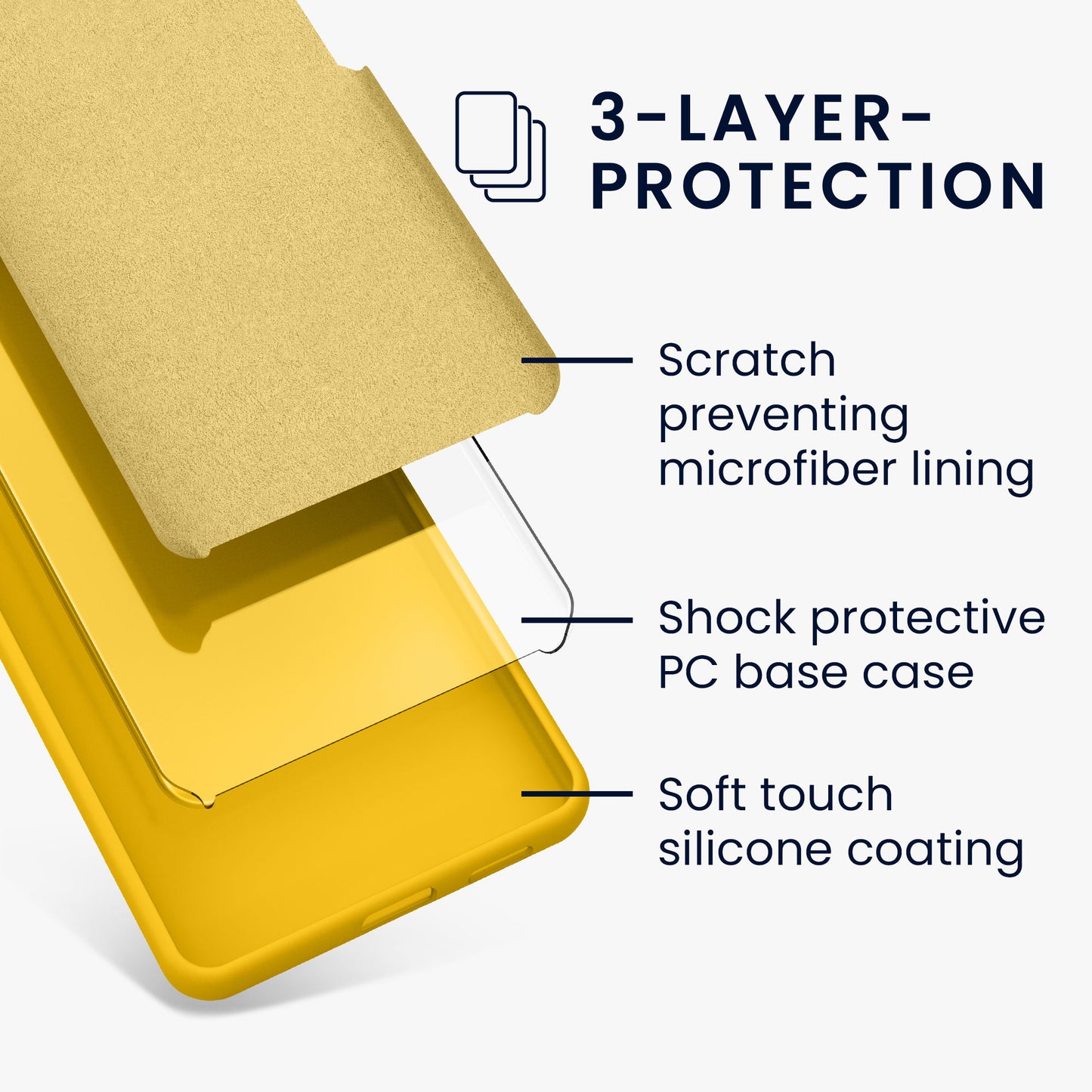 kwmobile Cell Phone Case for Google Pixel 10 Pro XL Case - Silicone - Wireless Charging - Protective Cover