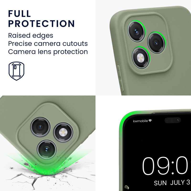 kwmobile Phone Case for HONOR 400 Lite Case Soft Phone Silicone Case Protective Cover