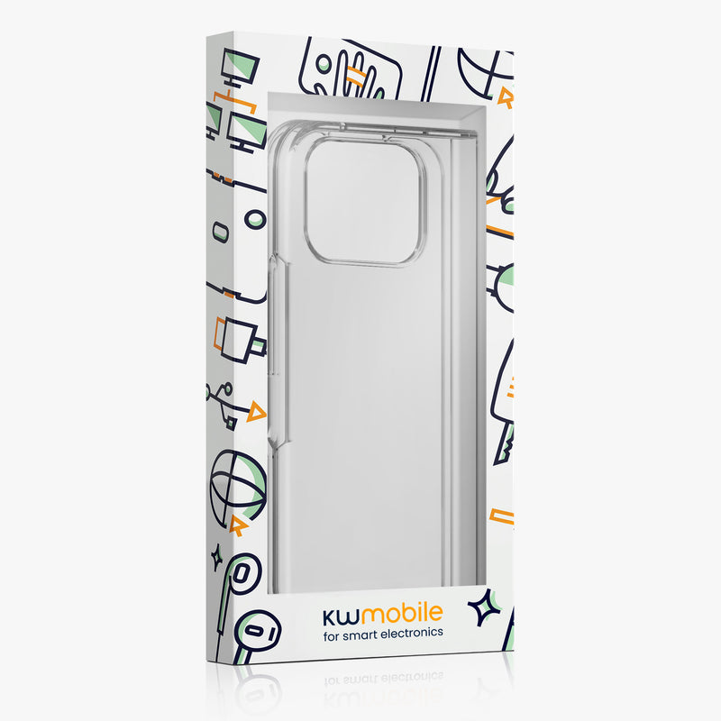 kwmobile Case Compatible with Google Pixel 10 Pro Fold Case Foldable Phone Case with Frame Robust Cover