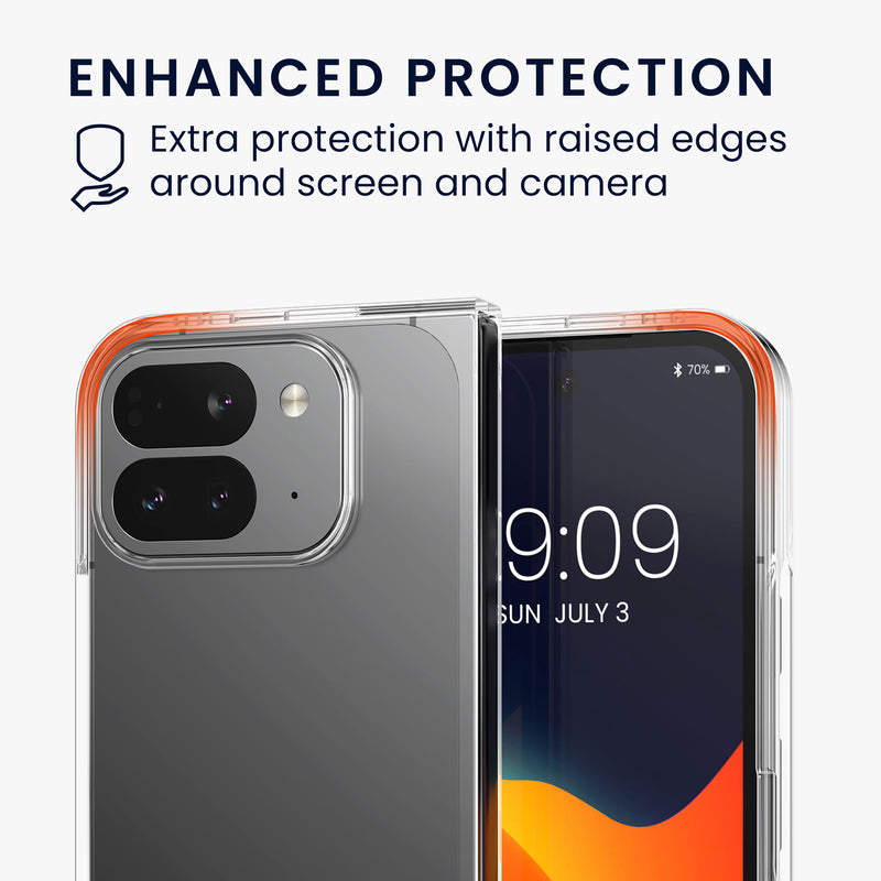 kwmobile Case Compatible with Google Pixel 10 Pro Fold Case Foldable Phone Case with Frame Robust Cover