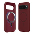 kwmobile Silikon Hülle für Google Pixel 10 / Pixel 10 Pro Handyhülle - Case Kompatibel mit MagSafe Bordeaux Violett Bordeaux Violett  