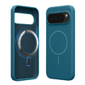 kwmobile Silikon Hülle für Google Pixel 10 / Pixel 10 Pro Handyhülle - Case Kompatibel mit MagSafe Petrol matt Petrol matt  