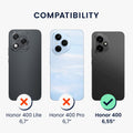 kwmobile Case Compatible with HONOR 400 - Soft Silicone Phone Cover