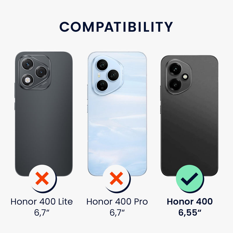kwmobile Case Compatible with HONOR 400 - Soft Silicone Phone Cover