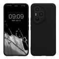 kwmobile Handyhülle kompatibel mit HONOR 400 Pro Hülle - Handy Case aus weichem Silikon in Schwarz matt Schwarz matt  