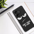 kwmobile Case Compatible with Xiaomi Redmi 13 - Silicone Phone Cover - Don't touch my Phone