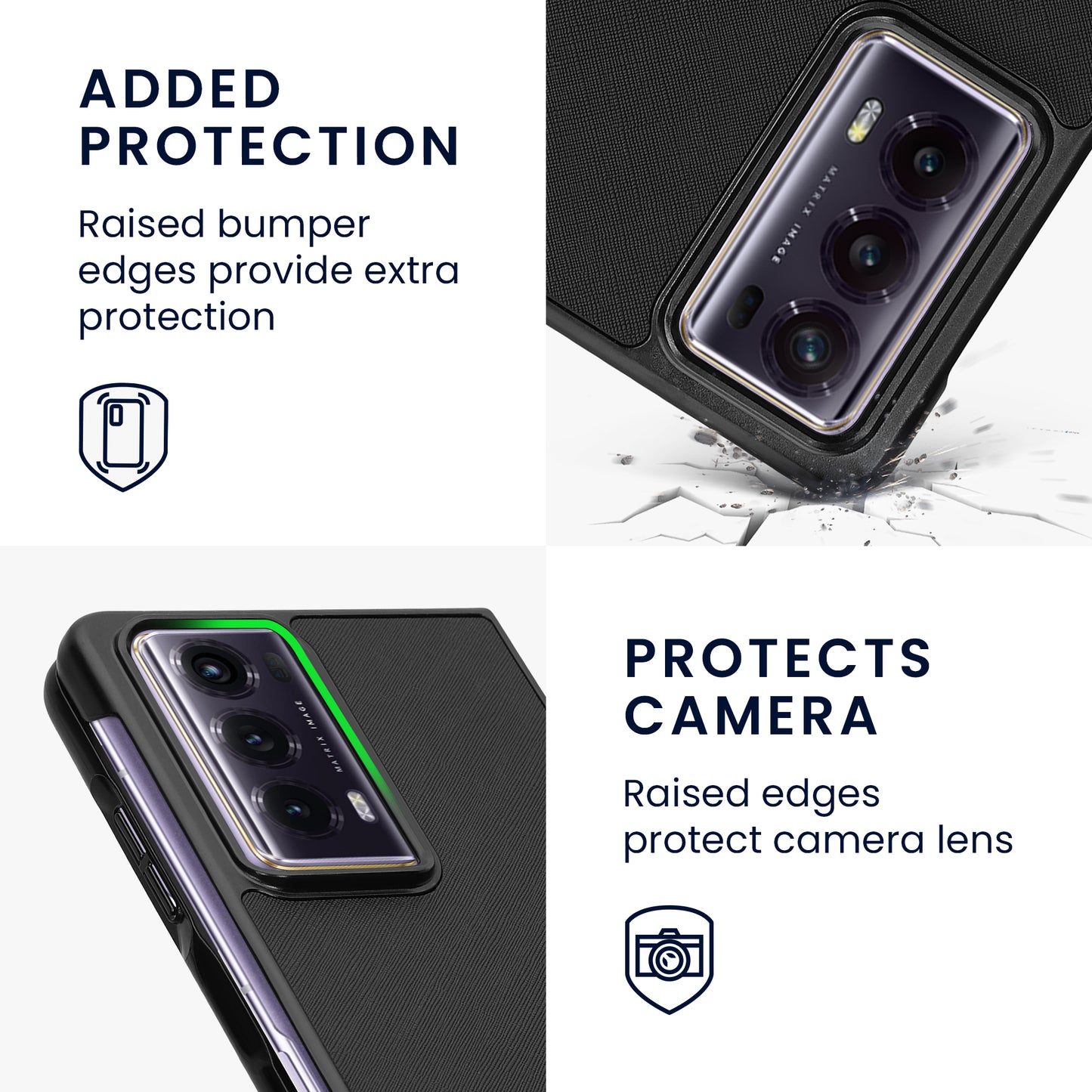 kwmobile Flip Hard Case compatible with HONOR Magic V2 - Cover for Foldable Phone - Phone Case