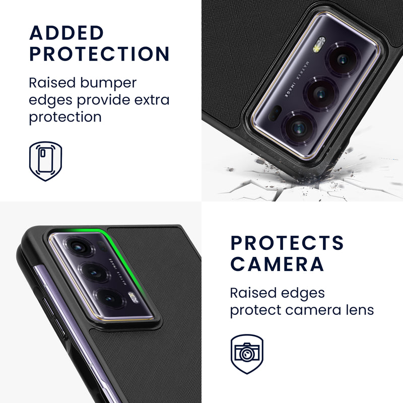 kwmobile Flip Hard Case compatible with HONOR Magic V2 - Cover for Foldable Phone - Phone Case
