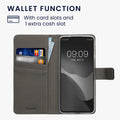 kwmobile Wallet Case compatible with Xiaomi Redmi 13 Cover - Case with Stand and Card Slots - Don't touch my Phone