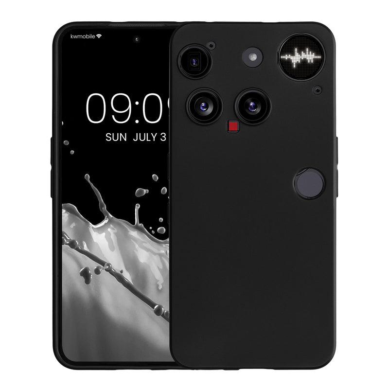TPU Case with Camera Protection for Nothing Phone 3 in Matte Black